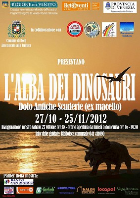 Mostra al Comune di Dolo - l'Alba dei Dinosauri